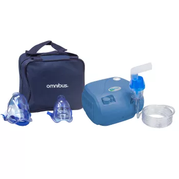 Inhalator nebulizator Omnibus do pracy ciągłej w kolorze BLUE z Omnineb SPEED